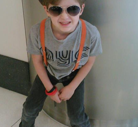 Fedoras for boys – so much cooler than trucker hats