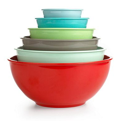 Mixing up colors with Martha Stewart mixing bowls