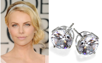 Golden Globes fashion trend – diamond studs. Big ones.