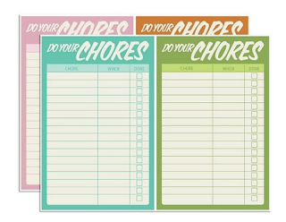 Adorable printable chore charts. Whining not included.