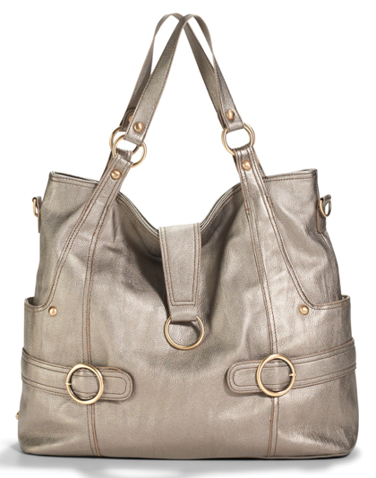 5 of the most stylish metallic diaper bags