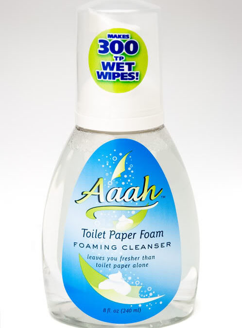 Aaah toilet paper foam: Because you-know-what happens.