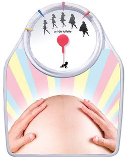Pregnancy weigh-in time! Hooray! Hooray!