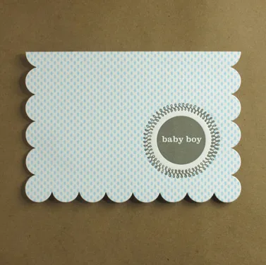 Gorgeous baby announcements that don’t require that gorgeous baby photo. Yet.