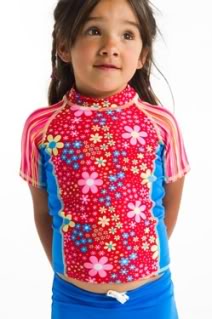 UV swimwear lets girls play it safe, and adorable, in the sun.