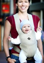 Babywearing, now a nice new shade of green