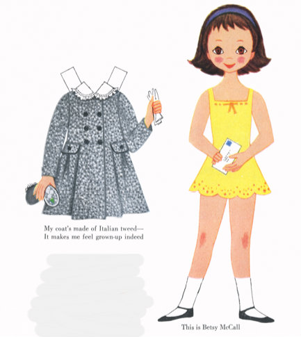 betsy mccall paper dolls 1960s