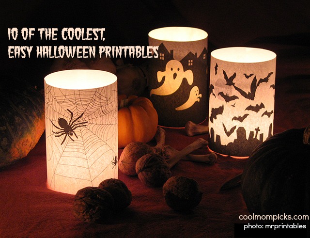 Haunt your house with 10 of the coolest, easy Halloween printables. No glue guns required.