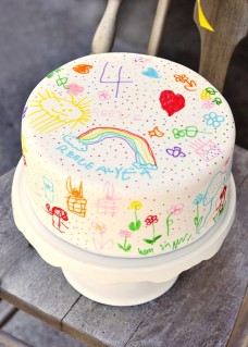 Color your own cake-venture!