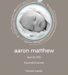 Hallmark.com launches personalized baby announcements. Finally.