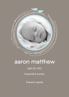 Hallmark.com launches personalized baby announcements. Finally.