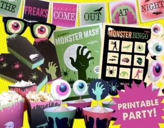 Cool Halloween printables that don’t look like bad clip art