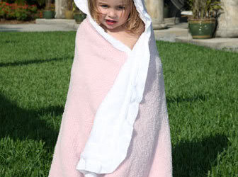 Hooded baby towels that actually do what a hooded baby towel is supposed to do. Shocking.