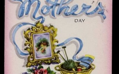 Cheap and easy Mother’s Day gift idea – vintage cards as artwork