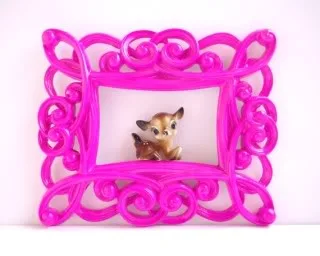Frames with flair. Fun. Possibly fuchsia.