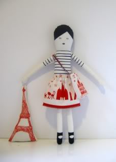 A magnifique DIY doll pattern for your wee Francophiles
