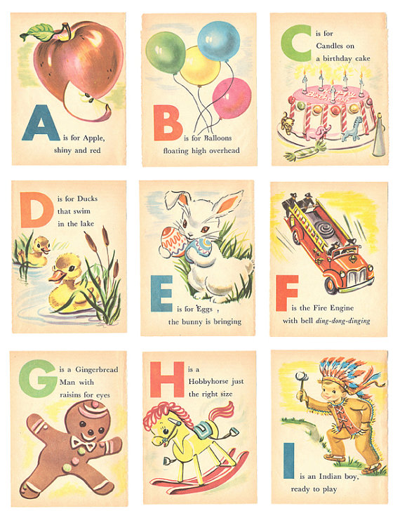 ABCs from a time when B was for Balloon, not Boy Band