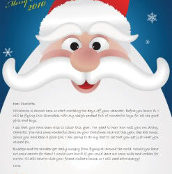 Free letters from Santa that are more about giving than receiving