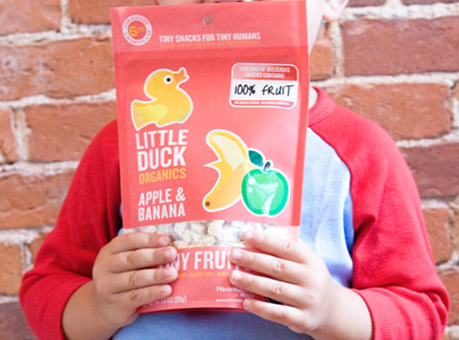 Duck, duck…fruit! Healthy all-natural snacks for little ones