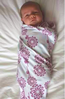 Baby blankets that you can drool on too.