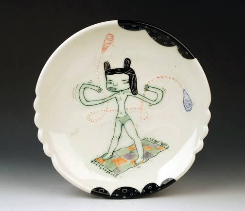 Plates to support the hungry and the art-starved