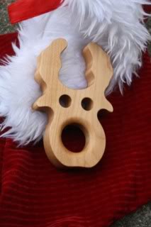 Baby’s First Christmas Gift – Ringo the red nosed teething reindeer