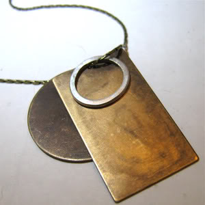 Brass meets sterling, circle meets rectangle