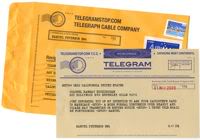 Modern telegrams -(STOP)- For real -(STOP)-