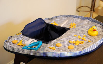 The Neatnik Saucer – A better option than high chair covers the size of a schoolbus