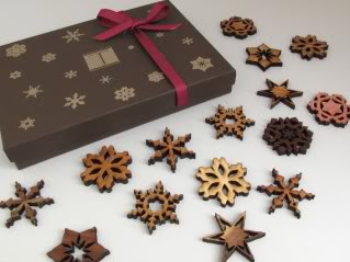Life is like a box of handmade snowflake ornaments