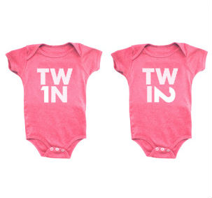 Twin baby gifts that are two of a k1nd.