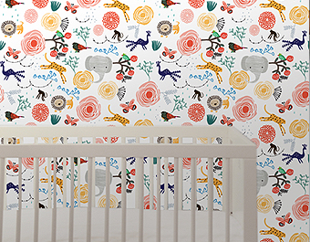 Wallpaper that’s easy on the eyes and easier to install