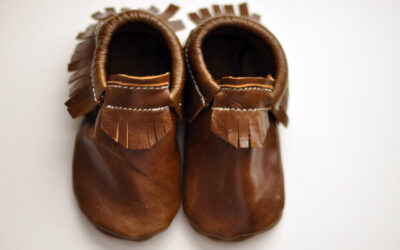 Handmade moccasins that sadly, only come in kids sizes