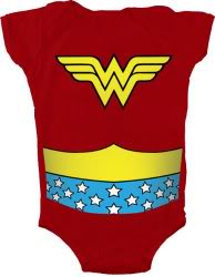 The Wonder Woman onesie for your Wonder Woman-to-be