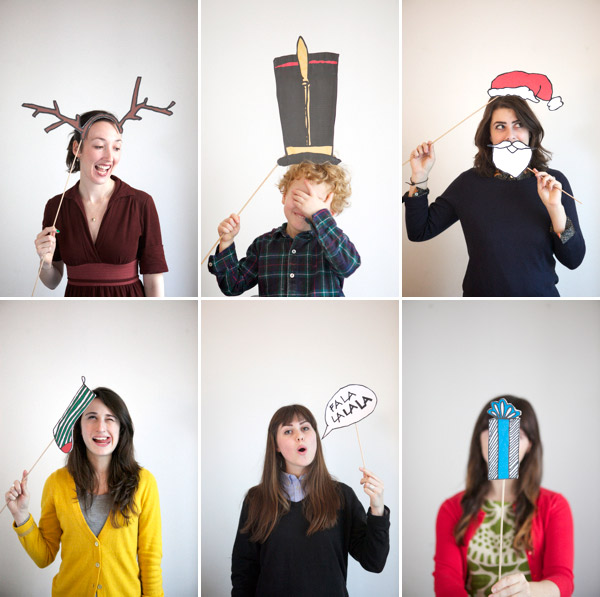 The cutest printable photo props to put the Merry in your Christmas