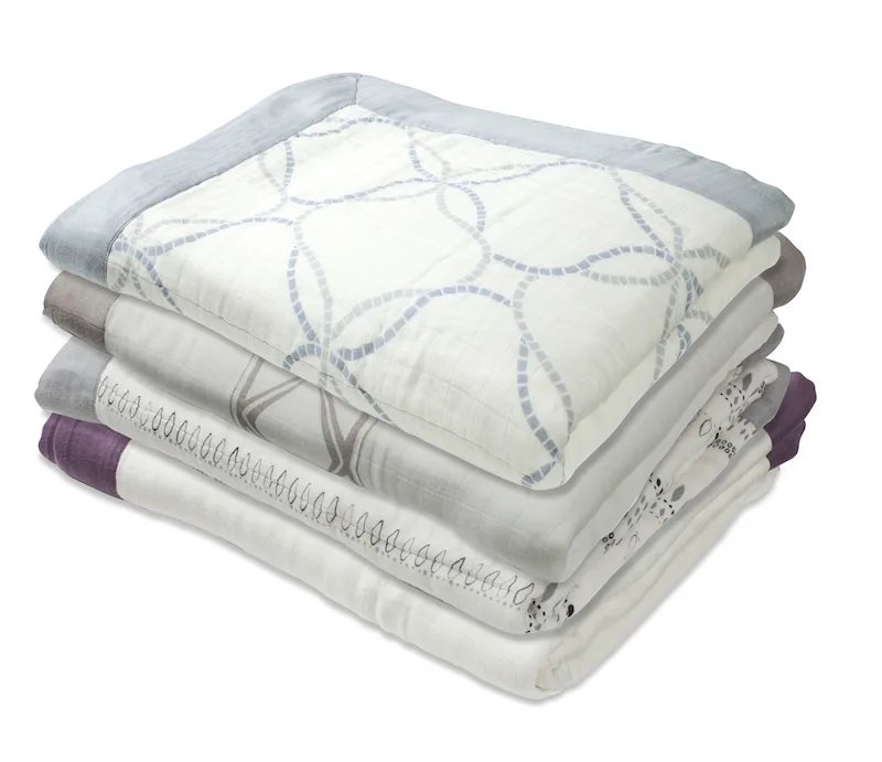 Aden and Anais Bamboo Daydream Blankets are all grown up