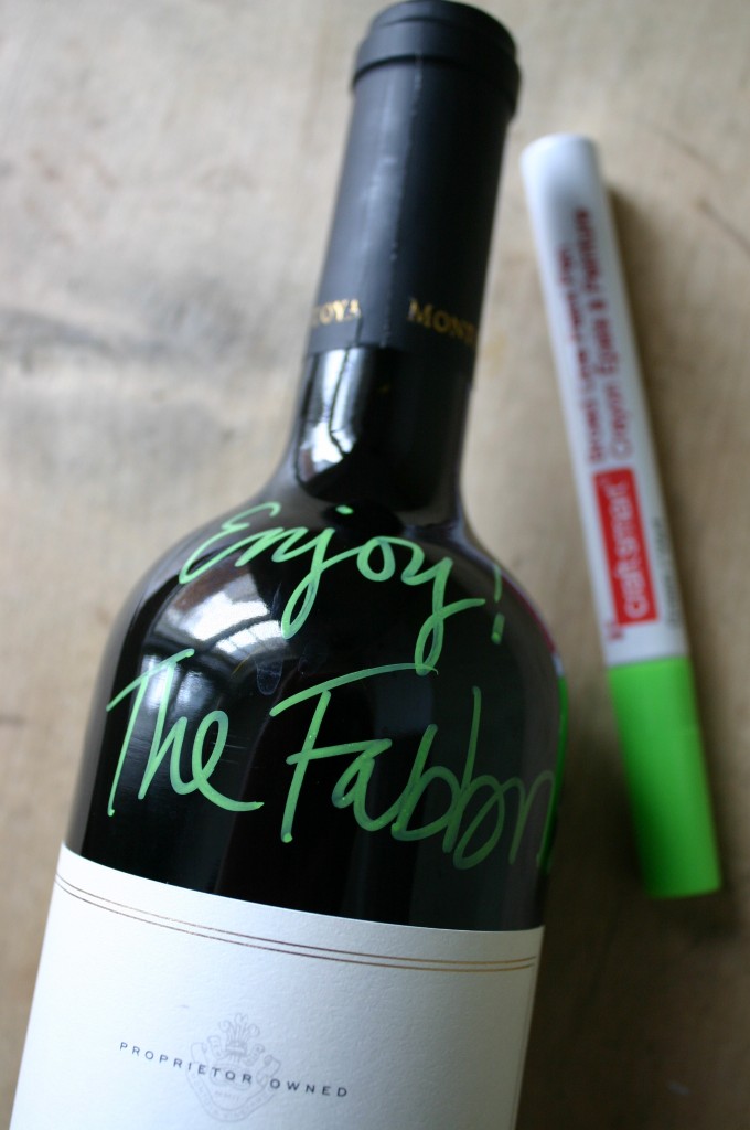 Last minute gift ideas - graffiti wine bottle | Cool Mom Picks