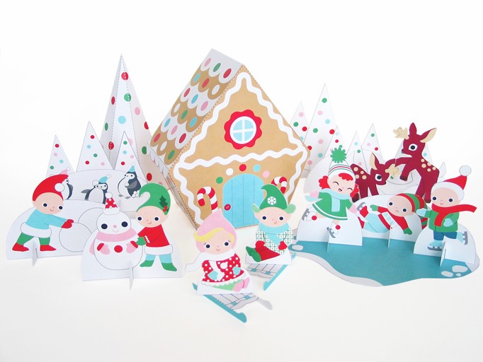 Deck the house with the coolest Christmas printables, lots of them free