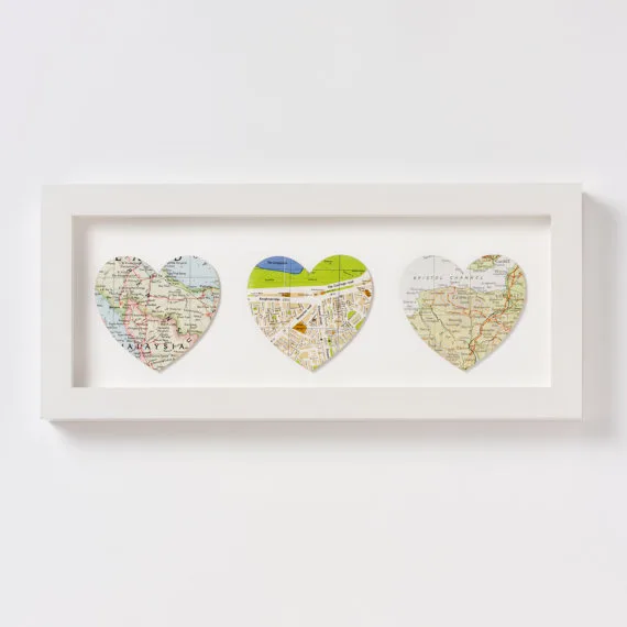 Bespoke Heart Map Artwork | Cool Mom Picks