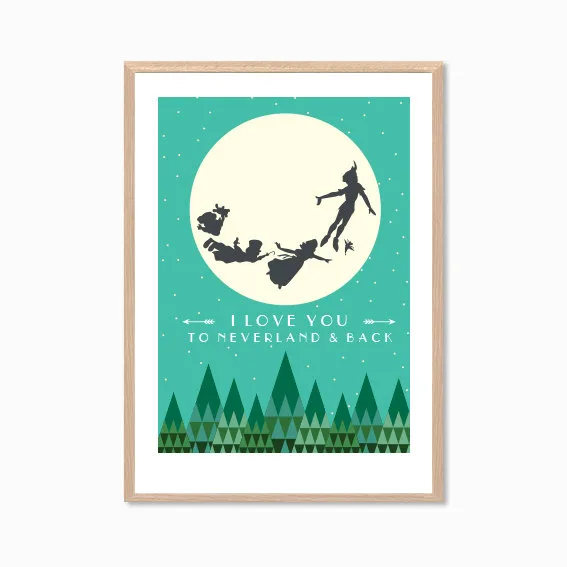 Neverland art print | Cool Mom Picks