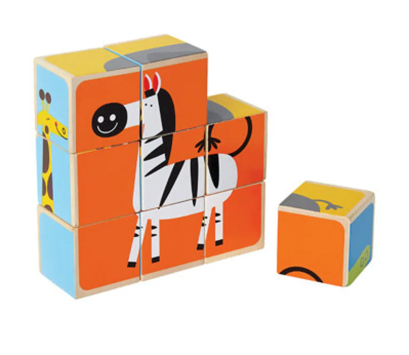 Zoo Animals Block Puzzle | Cool Mom Picks