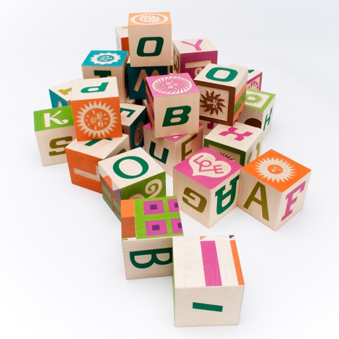 8 extremely cool sets of modern alphabet blocks