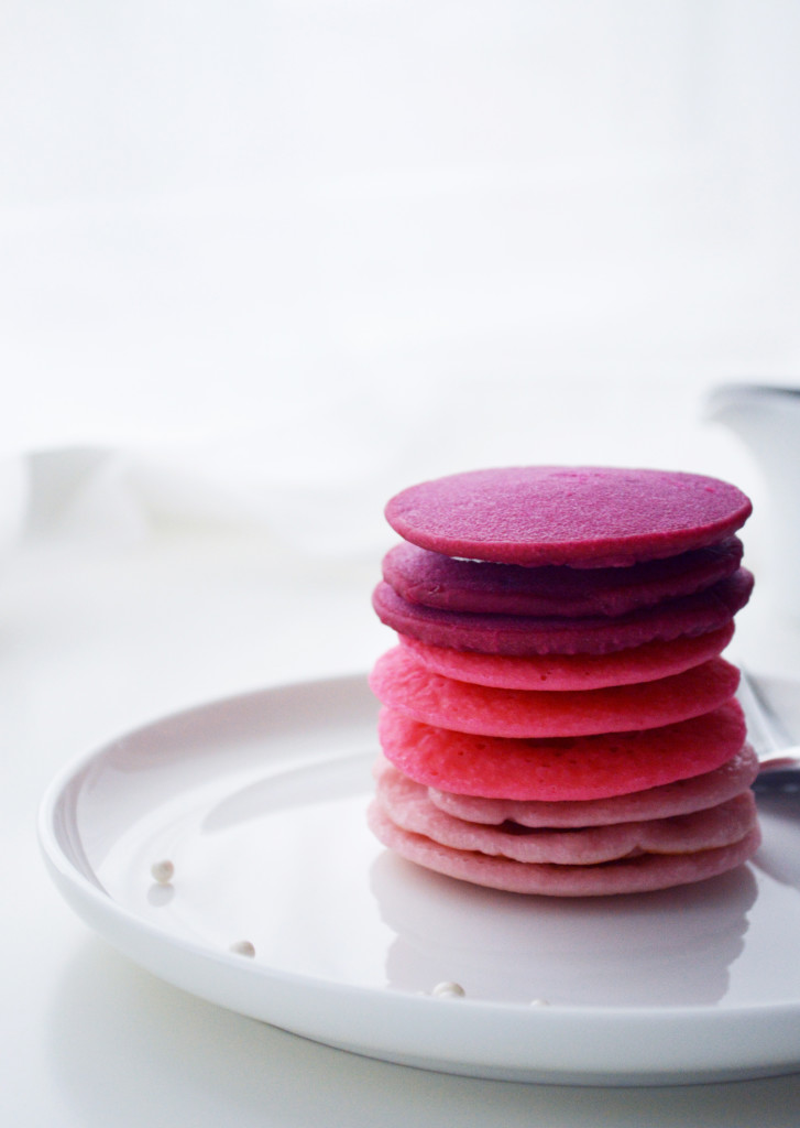 Pink Ombre Pancakes for Valentine's Day | Cool Mom Picks