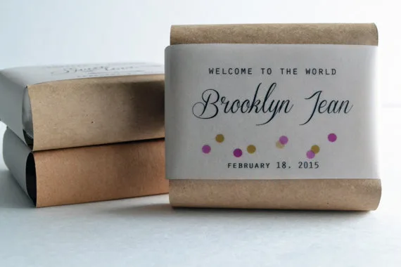 A custom baby shower favor that won’t end up in the back of a drawer somewhere