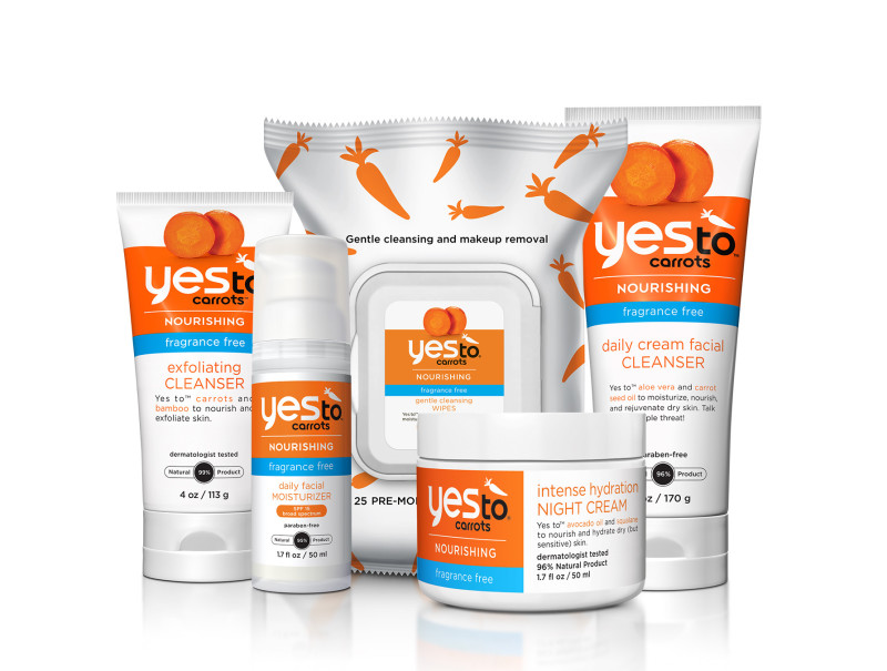 The new Yes to Carrots line is a delight for the fragrance-free fans among us