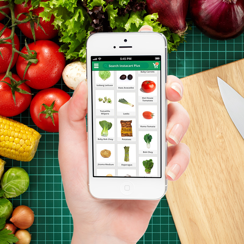 Instacart: Grocery shopping right from your couch with a very awesome twist.