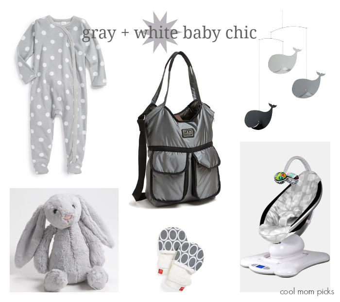 Gray and white baby gifts | Cool Mom Picks