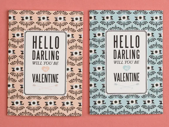 Sophisticated Hello Darling printable valentines | Cool Mom Picks