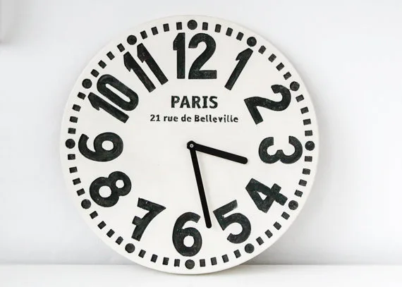 Paris wall clock | Cool Mom Picks