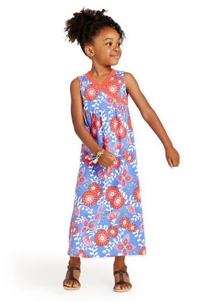 Girls' floral maxi dress at Tea Collection | Cool Mom Picks